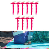 Maxbell 10Pcs Beach Towel Clips Picnic Mat Clips for Poolside Lounging Travel Pink