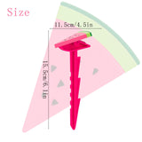 Maxbell 10Pcs Beach Towel Clips Picnic Mat Clips for Poolside Lounging Travel Pink