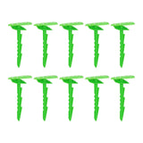 Maxbell 10Pcs Beach Towel Clips Picnic Mat Clips for Poolside Lounging Travel Green