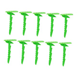 Maxbell 10Pcs Beach Towel Clips Picnic Mat Clips for Poolside Lounging Travel Green