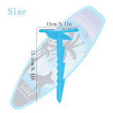 Maxbell 10Pcs Beach Towel Clips Picnic Mat Clips for Poolside Lounging Travel Blue