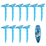 Maxbell 10Pcs Beach Towel Clips Picnic Mat Clips for Poolside Lounging Travel Blue