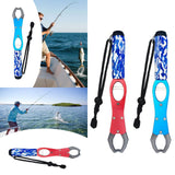 Maxbell Fish Lip Gripper Built in Scale Maximum 39lb Portable with Strap Fish Scales Blue