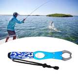 Maxbell Fish Lip Gripper Built in Scale Maximum 39lb Portable with Strap Fish Scales Blue