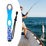 Maxbell Fish Lip Gripper Built in Scale Maximum 39lb Portable with Strap Fish Scales Blue