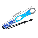 Maxbell Fish Lip Gripper Built in Scale Maximum 39lb Portable with Strap Fish Scales Blue