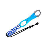Maxbell Fish Lip Gripper Built in Scale Maximum 39lb Portable with Strap Fish Scales Blue