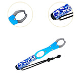 Maxbell Fish Lip Gripper Built in Scale Maximum 39lb Portable with Strap Fish Scales Blue