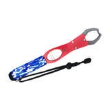 Maxbell Fish Lip Gripper Built in Scale Maximum 39lb Portable with Strap Fish Scales Red
