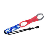 Maxbell Fish Lip Gripper Built in Scale Maximum 39lb Portable with Strap Fish Scales Red