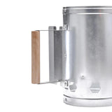 Maxbell Barbecue Chimney Starter Wooden Handle for Kitchen Travelling Indoor Outdoor