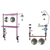 Maxbell Desktop Bracket C Clamp Portable Accessory Aluminum Alloy Compact Desk Clamp