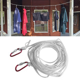 Maxbell Windproof Clothesline Nylon Rope Drying Rope for Backyard Dormitory Vacation 600cm