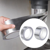 Maxbell Fiberglass Aluminum Foil Tape 5M Heat Shield Tape for Metal Repair Auto Pipe 3cm Width