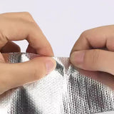 Maxbell Fiberglass Aluminum Foil Tape 5M Heat Shield Tape for Metal Repair Auto Pipe 3cm Width