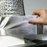 Maxbell Fiberglass Aluminum Foil Tape 5M Heat Shield Tape for Metal Repair Auto Pipe 3cm Width