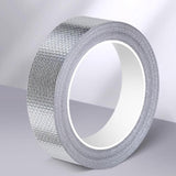 Maxbell Fiberglass Aluminum Foil Tape 5M Heat Shield Tape for Metal Repair Auto Pipe 3cm Width