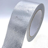 Maxbell Fiberglass Aluminum Foil Tape 5M Heat Shield Tape for Metal Repair Auto Pipe 5cm Width