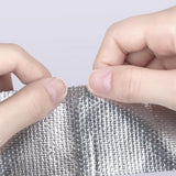 Maxbell Fiberglass Aluminum Foil Tape 5M Heat Shield Tape for Metal Repair Auto Pipe 5cm Width