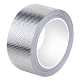 Maxbell Fiberglass Aluminum Foil Tape 5M Heat Shield Tape for Metal Repair Auto Pipe 5cm Width