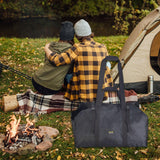 Maxbell Firewood Storage Bag Handbag Firewood Carrier for Hiking Camping Backpacking