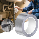 Maxbell Fiberglass Aluminum Foil Tape Fireproof Duct Tape for Auto Vent Metal Repair 5cm Width