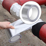 Maxbell Fiberglass Aluminum Foil Tape Fireproof Duct Tape for Auto Vent Metal Repair 5cm Width