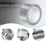 Maxbell Fiberglass Aluminum Foil Tape 20M Sealing and Patching for Auto Metal Repair 5cm Width