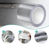 Maxbell Fiberglass Aluminum Foil Tape 20M Sealing and Patching for Auto Metal Repair 10cm Width