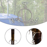 Maxbell Chimney Pipe Bracket Household Accessory Heat Resistant Sturdy for Stability 70mm