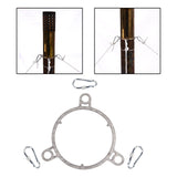 Maxbell Chimney Pipe Bracket Household Accessory Heat Resistant Sturdy for Stability 70mm