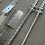 Maxbell Extended Roof Bracket Kit Fireplace Holder Sturdy Parts Chimney Roof Bracket