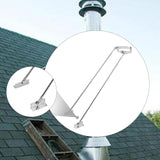 Maxbell Extended Roof Bracket Kit Fireplace Holder Sturdy Parts Chimney Roof Bracket