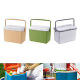 Maxbell Insulated Cooler Box 3L Carrier Thermal for Indoor Outdoor Household Fishing yellow