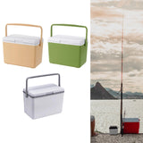 Maxbell Insulated Cooler Box 3L Carrier Thermal for Indoor Outdoor Household Fishing yellow