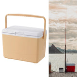 Maxbell Insulated Cooler Box 3L Carrier Thermal for Indoor Outdoor Household Fishing yellow