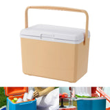 Maxbell Insulated Cooler Box 3L Carrier Thermal for Indoor Outdoor Household Fishing yellow