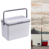 Maxbell Insulated Cooler Box 3L Carrier Thermal for Indoor Outdoor Household Fishing white