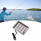 Maxbell Waterproof Fly Box for Bass Trout Fly Fishing Box