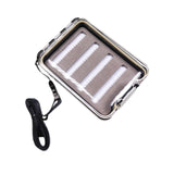 Maxbell Waterproof Fly Box for Bass Trout Fly Fishing Box