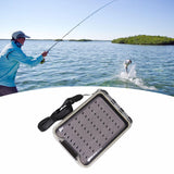 Maxbell Waterproof Fly Box for Bass Trout Fly Fishing Box