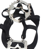 Maxbell Winter Shoe Crampons Gift Portable Shoe Grips for Ice Fishing