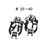 Maxbell Winter Shoe Crampons Gift Portable Shoe Grips for Ice Fishing