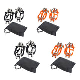 Maxbell Winter Shoe Crampons Gift Portable Shoe Grips for Ice Fishing