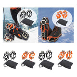 Maxbell Winter Shoe Crampons Gift Portable Shoe Grips for Ice Fishing