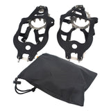 Maxbell Winter Shoe Crampons Gift Portable Shoe Grips for Ice Fishing