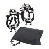 Maxbell Winter Shoe Crampons Gift Portable Shoe Grips for Ice Fishing