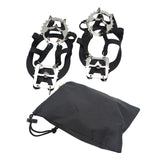 Maxbell Winter Shoe Crampons Gift Portable Shoe Grips for Ice Fishing