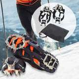 Maxbell Winter Shoe Crampons Gift Portable Shoe Grips for Ice Fishing