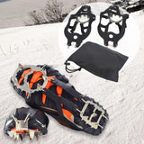 Maxbell Winter Shoe Crampons Gift Portable Shoe Grips for Ice Fishing